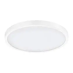 Plafoniera Moderna Fueva 1 In Alluminio Bianco Led Integrato 22,3W 4000K Ip20