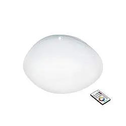 Plafoniera Contemporanea Sileras Led Acciaio Bianco D60Cm