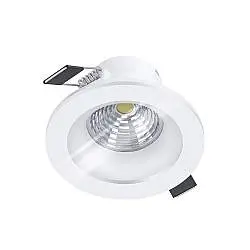 Faretto Ad Incasso Moderno Salabate In Alluminio Bianco Led Integrato 6W 2700K