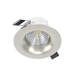 Faretto Ad Incasso Moderno Saliceto In Alluminio Nichel Satinato Led 6W