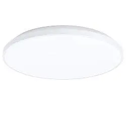 Plafoniera Contemporanea Crespillo Policarbonato Bianco Led Integrato 15W