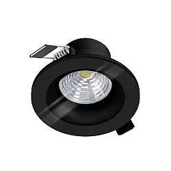 Faretto Ad Incasso Moderno Salabate In Alluminio Nero Led Integrato 6W 4000K
