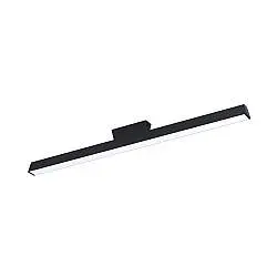 Plafoniera Moderna Simolaris-Z Grande Led Alluminio Nero
