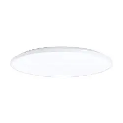 Plafoniera Contemporanea Crespillo Policarbonato Bianco Led Integrato 29W