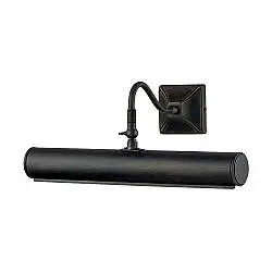 Applique Classica Picture Light Acciaio Nero 2 Luci E14