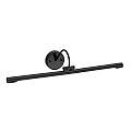 Applique Quadri E Specchi Contemporanea Alton Acciaio Nero Led 10W 3000K 549Lm ALTON-PL-L-BLK