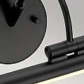 Applique Quadri E Specchi Contemporanea Alton Acciaio Nero Led 10W 3000K 549Lm ALTON-PL-L-BLK