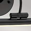 Applique Quadri E Specchi Contemporanea Alton Acciaio Nero Led 10W 3000K 549Lm ALTON-PL-L-BLK