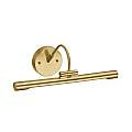 Applique Contemporanea Alton Acciaio Ottone Spazzolato Led 6W 3000K 318Lm ALTON-PL-S-BB
