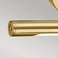 Applique Contemporanea Alton Acciaio Ottone Spazzolato Led 6W 3000K 318Lm ALTON-PL-S-BB