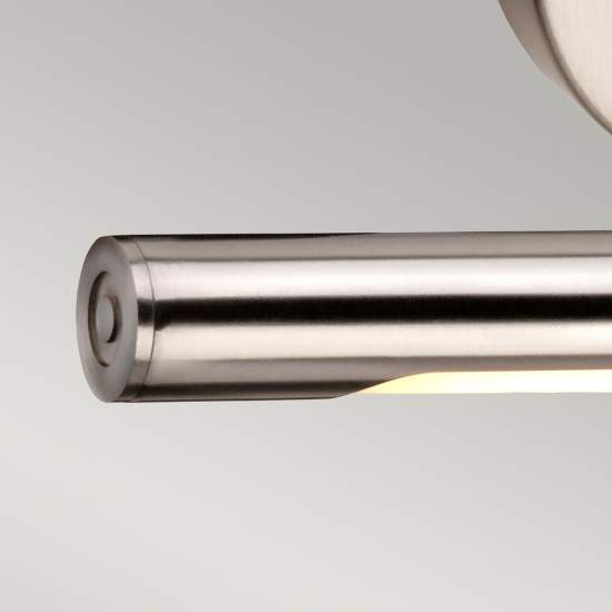 Applique Contemporanea Alton Acciaio Nichel Spazzolato Led 6W 3000K 318Lm ALTON-PL-S-BN