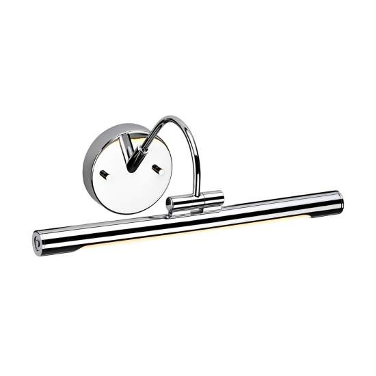 Applique Contemporanea Alton Acciaio Cromo Lucido Led 6W 3000K 318Lm ALTON-PL-S-PC
