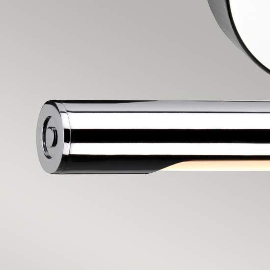 Applique Contemporanea Alton Acciaio Cromo Lucido Led 6W 3000K 318Lm ALTON-PL-S-PC