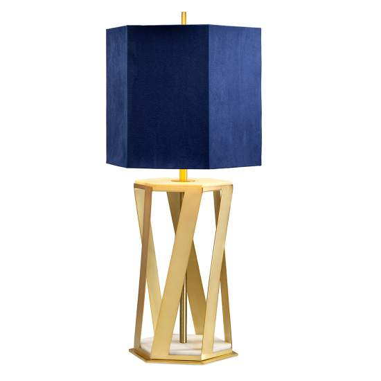 Lampada Da Scrivania Contemporanea Apollo Acciaio Ottone Spazzolato 1 Luce E27 APOLLO-TL
