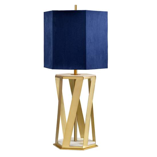 Lampada Da Scrivania Contemporanea Apollo Acciaio Ottone Spazzolato 1 Luce E27 APOLLO-TL