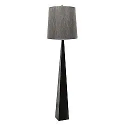 Piantana Contemporanea Ascent Acciaio Nero 1 Luce E27
