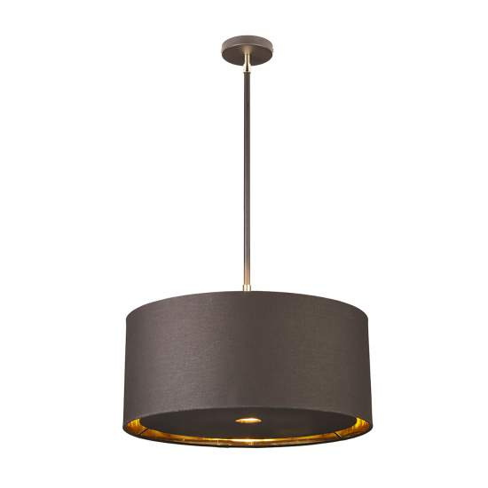 Sospensione Contemporanea Balance Acciaio Marrone Ottone Lucido 1 Luce E27 BALANCE-P-BRPB