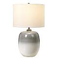 Lampada Scrivania Chalk Farm Porcellana Grigio Chiaro Gesso Bianco 1 Luce E27 CHALKFARM-TL