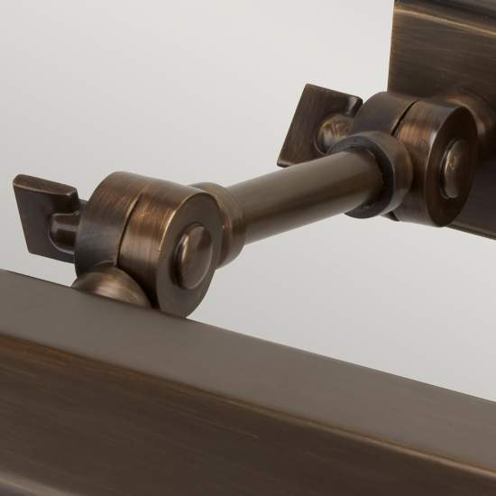 Applique Quadri E Specchi Contemporanea Chawton Acciaio Bronzo Scuro 1 Luce E14 CHAWTON-PLS-DB
