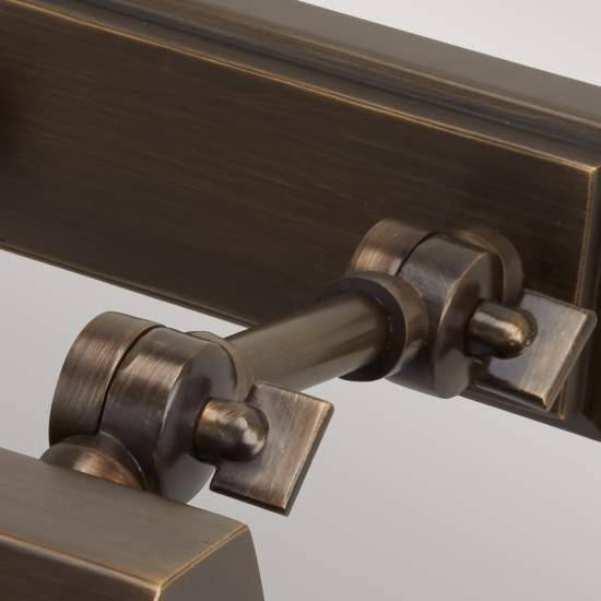 Applique Quadri E Specchi Contemporanea Chawton Acciaio Bronzo Scuro 1 Luce E14 CHAWTON-PLS-DB