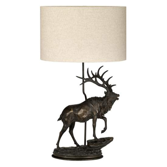 Lampada Da Scrivania Angus Materie Plastiche Bronzo Patinato Tessuto 1 Luce E27 DL-ANGUS-TL