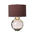Lampada Da Scrivania Kara Vetro Metallo Nichel Lucido Vetro Verde 1 Luce E27 DL-KARA-TL-SMOKE