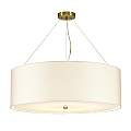 Lampadario Contemporaneo Pearce Acciaio Ottone Antico 7 Luci E27 DL-PEARCE30-7LT-IV-AB