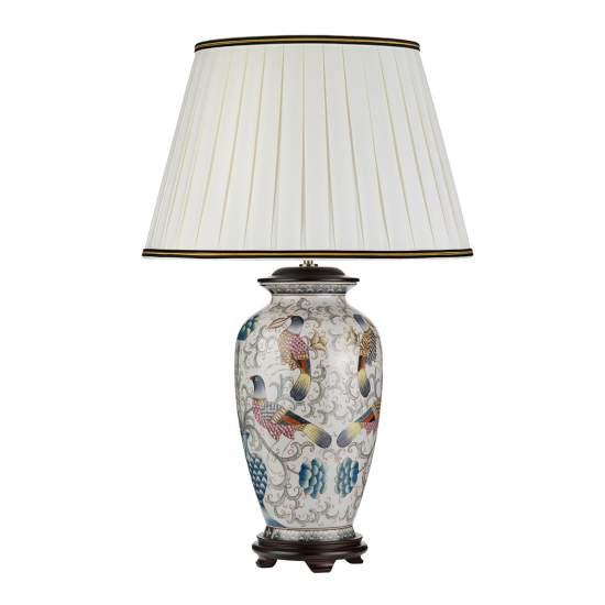 Lampada Da Scrivania Contemporanea Ping Porcellana Crema 1 Luce E27 DL-PING-TL