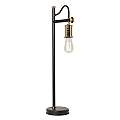 Lampada Da Scrivania Contemporanea Douille Acciaio Nero Ottone Lucido 1 Luce E27 DOUILLE-TL-BPB