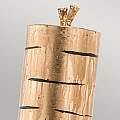 Applique Contemporanea Fragment Acciaio Foglia Oro Materie Plastiche 1 Luce E27 FB-FRAGMENT-G1