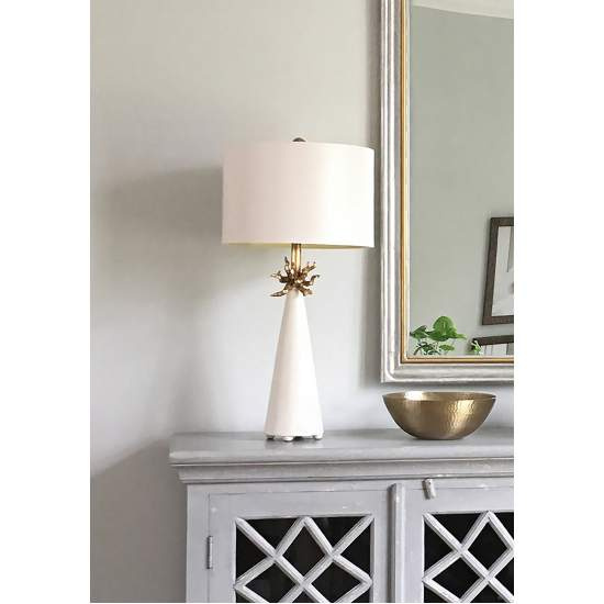 Lampada Da Scrivania Contemporanea Neo Acciaio Bianco 1 Luce E27 FB-NEO-TL-FR-WHT