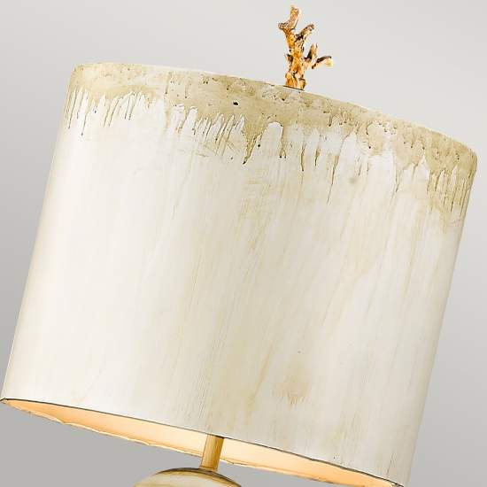 Piantana Contemporanea Trellis Acciaio Stucco Patinato Foglia Argento 1 Luce E27 FB-TRELLIS-FL