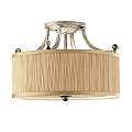 Lampadario Contemporaneo Abbey Acciaio Sabbia Argentata 3 Luci E27 FE-ABBEY-SF