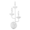 Applique Classica Annie Acciaio Bianco Gesso 3 Luci E14 FE-ANNIE3-PSW