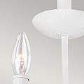 Applique Classica Annie Acciaio Bianco Gesso 3 Luci E14 FE-ANNIE3-PSW