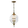 Lampadario Contemporaneo Argento Acciaio Foglia Argento Vetro 3 Luci E14 FE-ARGENTO-P