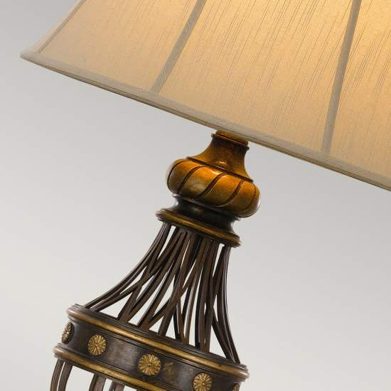 Lampada Da Scrivania Contemporanea Augustine Acciaio Marrone Antico 1 Luce E27 FE-AUGUSTINE-TL