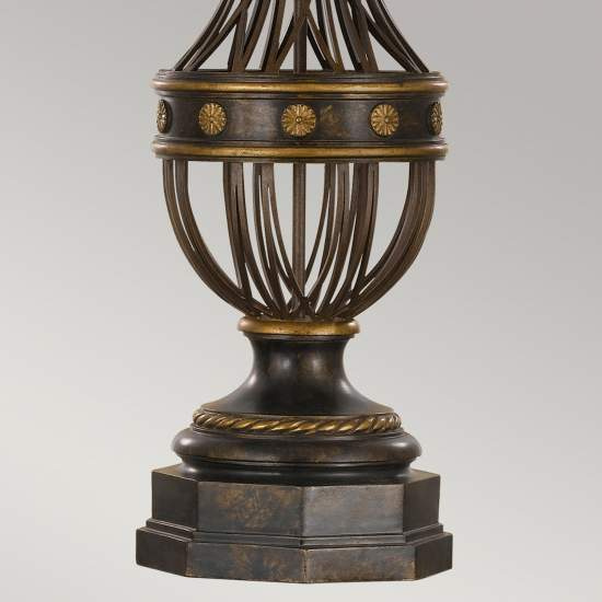 Lampada Da Scrivania Contemporanea Augustine Acciaio Marrone Antico 1 Luce E27 FE-AUGUSTINE-TL