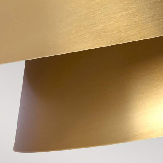Sospensione Contemporanea Brisbin Acciaio Ottone Brunito 1 Luce E27 FE-BRISBIN-BB