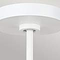Sospensione Contemporanea Brisbin Acciaio Bianco Opaco 1 Luce E27 FE-BRISBIN-MW