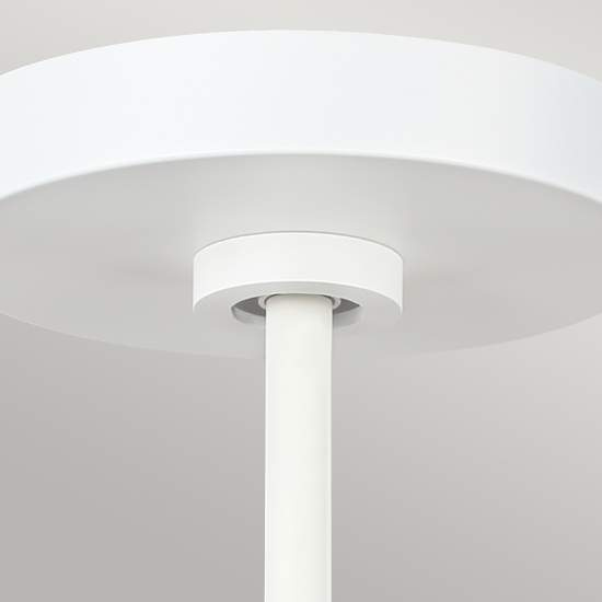 Sospensione Contemporanea Brisbin Acciaio Bianco Opaco 1 Luce E27 FE-BRISBIN-MW