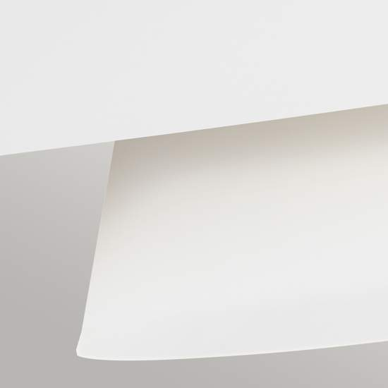 Sospensione Contemporanea Brisbin Acciaio Bianco Opaco 1 Luce E27 FE-BRISBIN-MW
