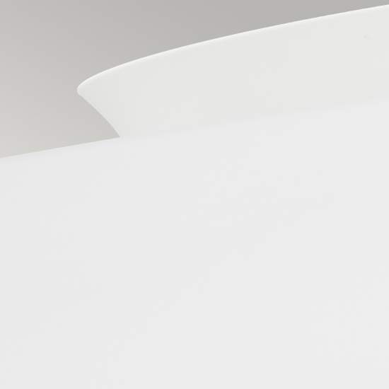 Sospensione Contemporanea Brisbin Acciaio Bianco Opaco 1 Luce E27 FE-BRISBIN-MW