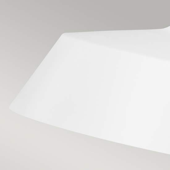 Sospensione Contemporanea Candor Acciaio Bianco Opaco 1 Luce E27 FE-CANDOR-P