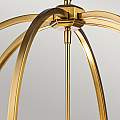 Lampadario Classico Corinne Acciaio Ottone Brunito 6 Luci E14 FE-CORINNE-6P-L-BB