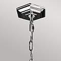 Lampadario Classico Corinne Acciaio Nichel Lucido 6 Luci E14 FE-CORINNE-6P-L