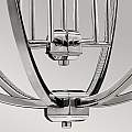 Lampadario Classico Corinne Acciaio Nichel Lucido 6 Luci E14 FE-CORINNE-6P-L