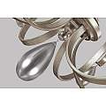 Lampadario Classico Dewitt Acciaio Argento Sunrise 9 Luci E14 FE-DEWITT9
