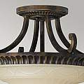 Lampadario Contemporaneo Drawing Room Acciaio Noce Vetro 2 Luci E27 FE-DRAWING-ROOM-SFA