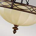 Lampadario Contemporaneo Catena Drawing Room Acciaio Noce Vetro 2 Luci E27 FE-DRAWING-ROOM-SFC